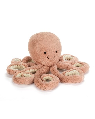 Pieuvre octopus rose Jellycat