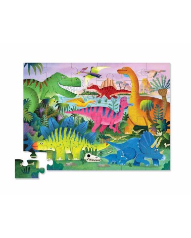 Le monde des dinosaures puzzle crocodile Creek 36 pièces