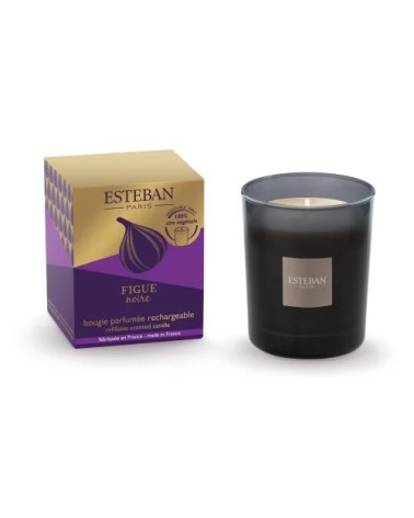 Bougie parfumée figue noire Esteban intitiale 180g